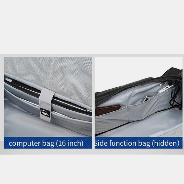 Große Kapazität Reisetasche Tote Cabrio Rucksack mit USB-Ladeanschluss