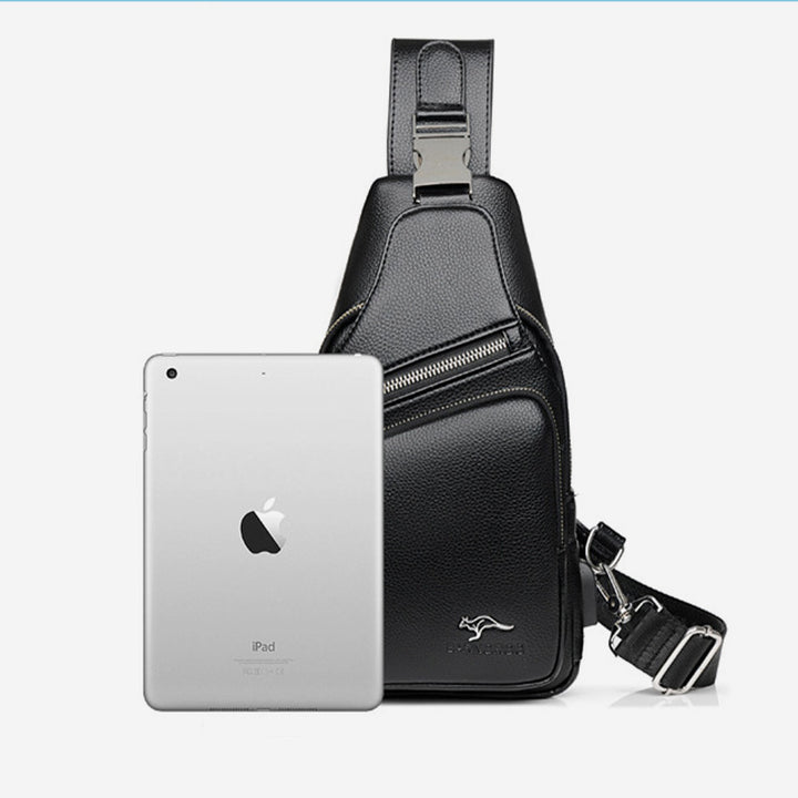Diebstahlsichere Schultertasche mit großer Kapazität und USB-Aufladung