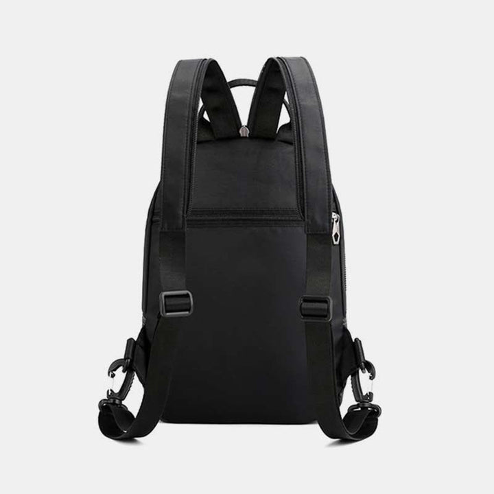 Schultertasche für Herren, lässig, wasserdicht, verstellbare Reißverschlussgurte, Rucksack