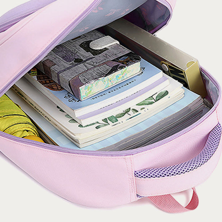 Rucksack für Kinder, lässig, süß, Farbe, Nylon, große Schultasche