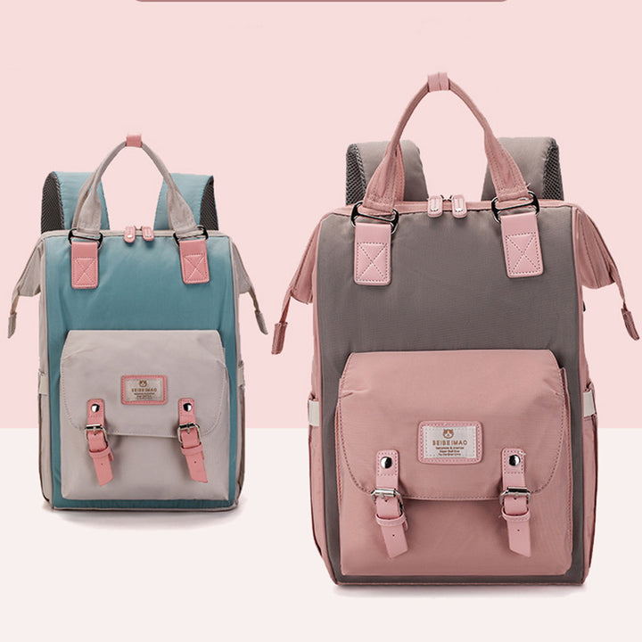 Multi Pocket Funktionale Wickeltasche Rucksack Reiserucksack Mama Tasche