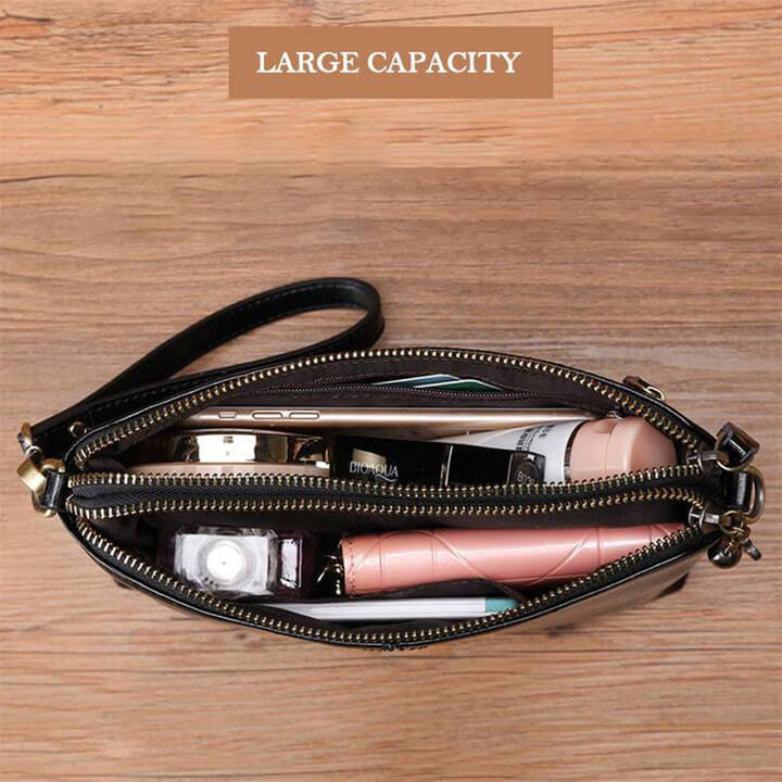 Multi-Tasche Leder Clutch Damen Umhängetasche Handytasche Mini Geldbörse