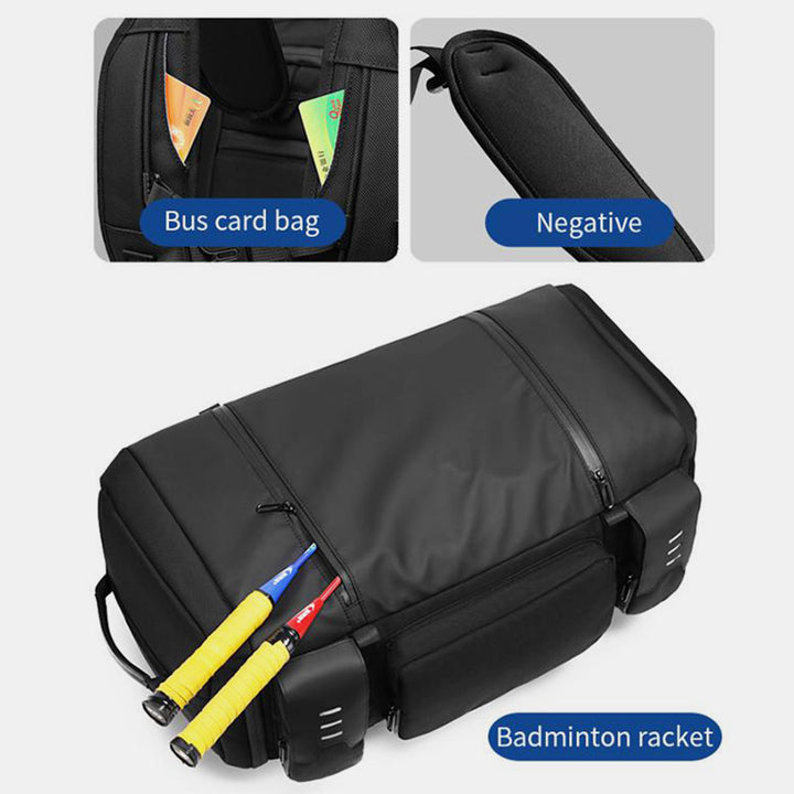 Große Kapazität Reisetasche Tote Cabrio Rucksack mit USB-Ladeanschluss
