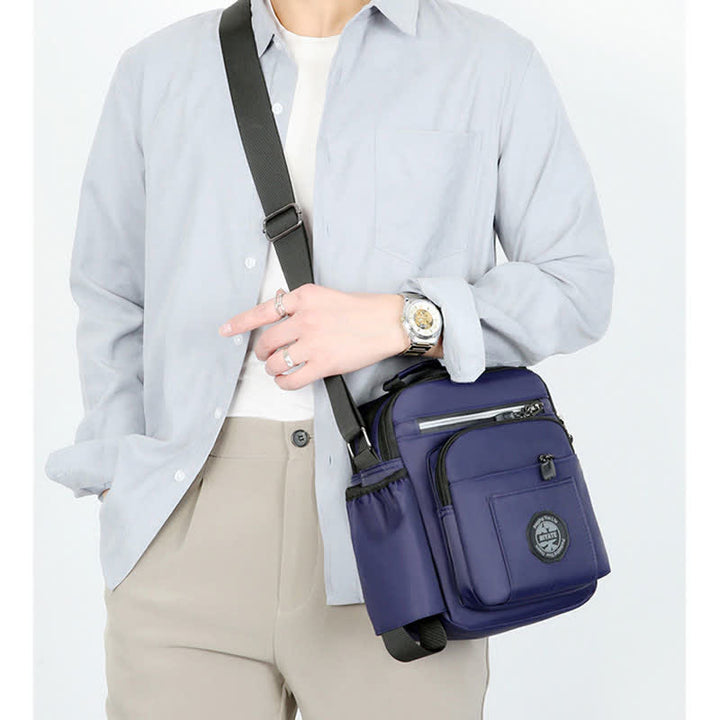 Messenger Bag Umhängetasche Herren Geldbörsen Multi-Pocket Kleine Umhängetasche