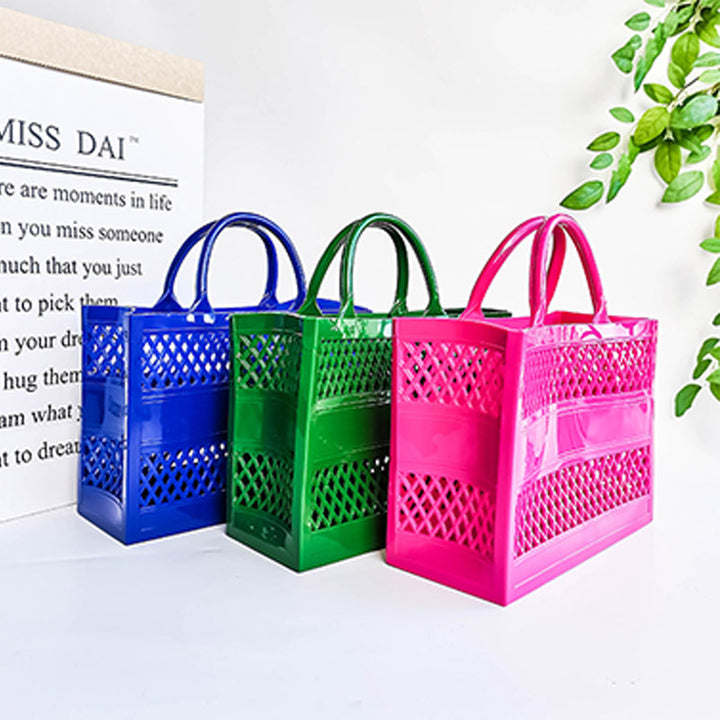Große Kapazität PVC Strand Tasche Tote für Lagerung Urlaub