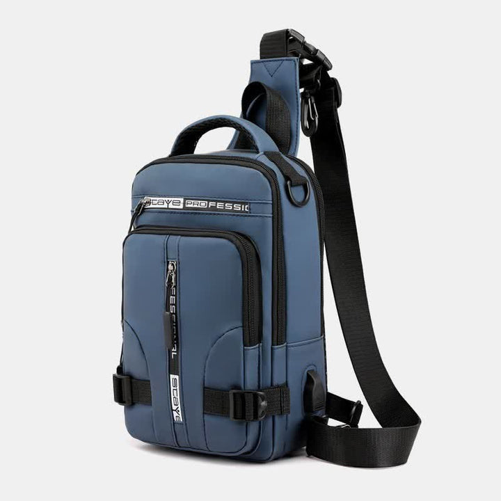 Sling-Brusttasche für Herren, lässiger Tagesrucksack mit Umhängegurt