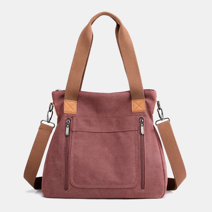 Große Tragetasche aus Canvas für Damen, zum Einkaufen und Reisen