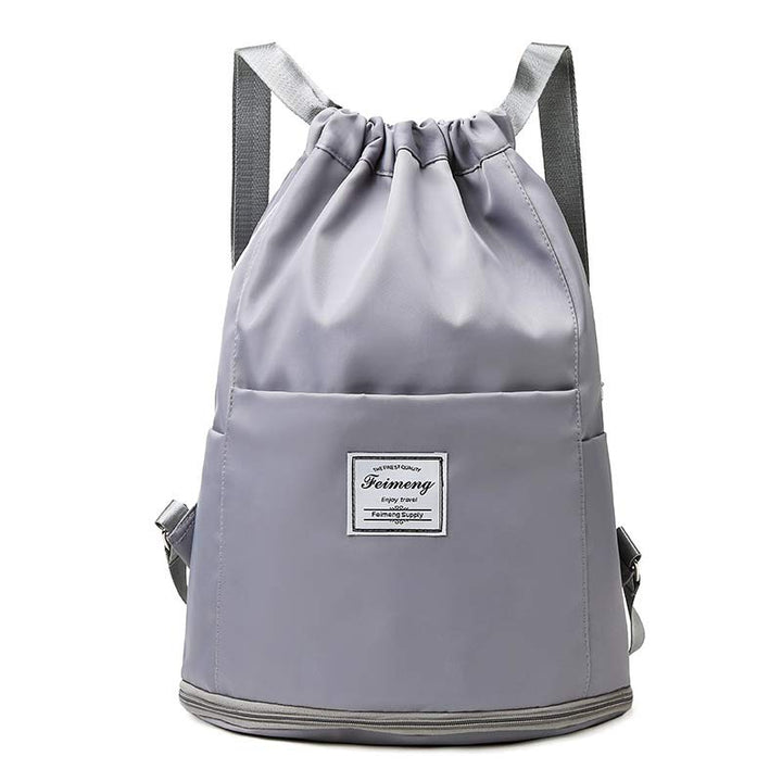 Kordelzug-Rucksack für Damen, wasserdicht, groß, Nass- und Trockentrennrucksack