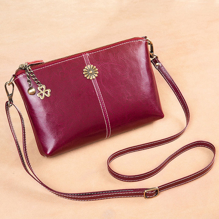 Multi-Tasche Leder Clutch Damen Umhängetasche Handytasche Mini Geldbörse