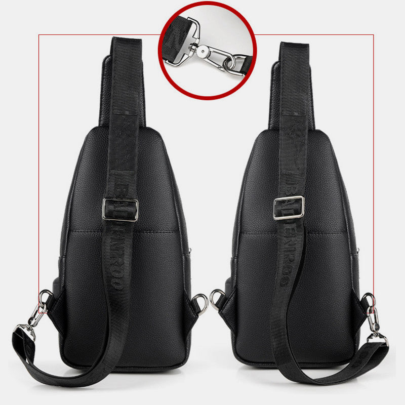 Mehrzweck-Schultertasche, wasserdichter, weicher Umhängerucksack mit USB-Ladeanschluss