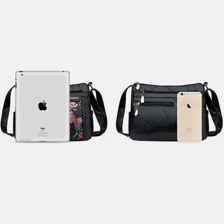 Farbmuster Gesteppte Ledertasche für Damen Klassische Umhängetasche