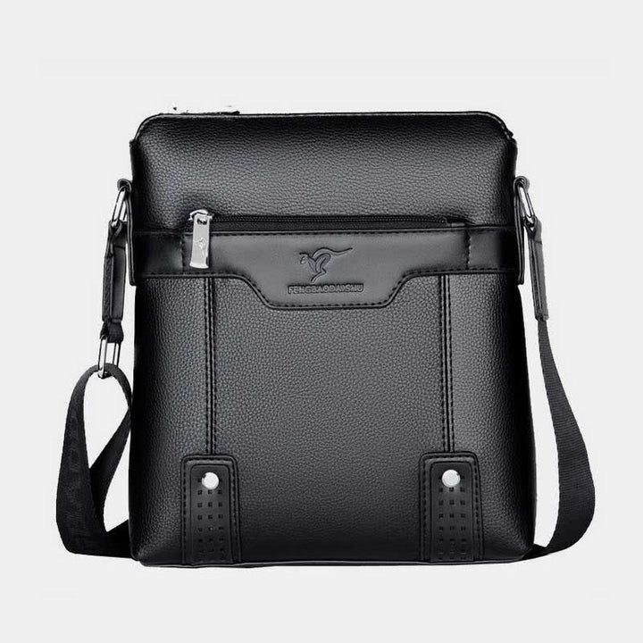 Kleine Umhängetasche aus Leder für Herren, lässige Business-Handtasche, Umhängetasche