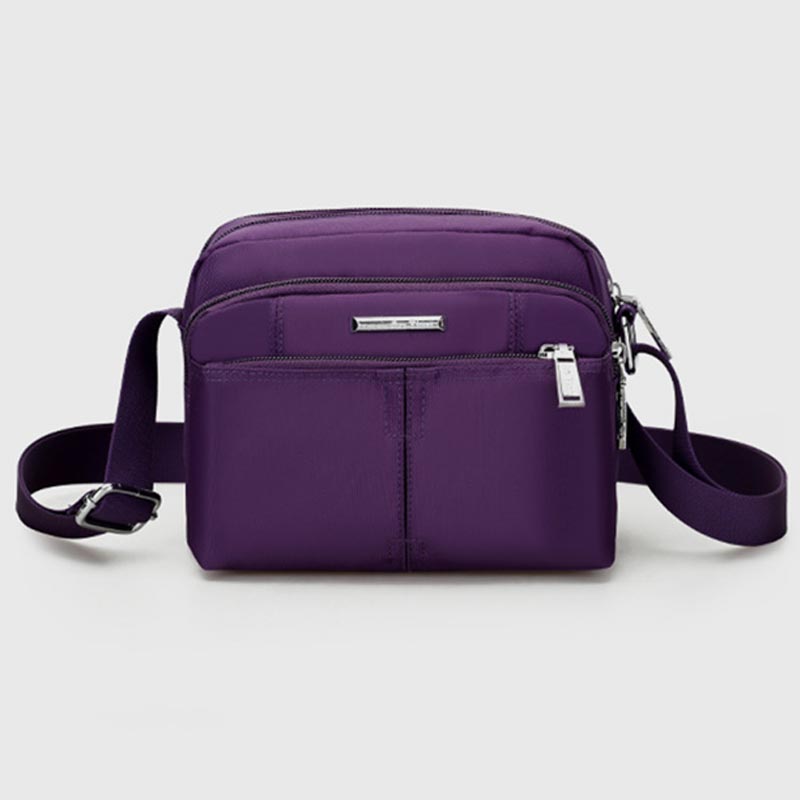 Umhängetasche mit mehreren Taschen für Herren, leichte Mini-Umhängetasche aus Nylon