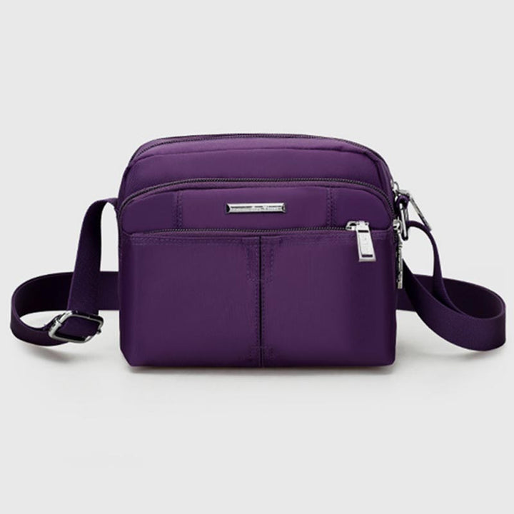 Umhängetasche mit mehreren Taschen für Herren, leichte Mini-Umhängetasche aus Nylon