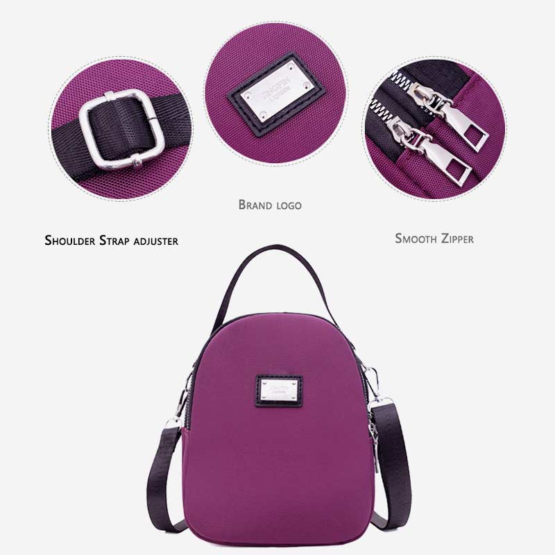 Leichte kleine Umhängetaschen, Schultertasche für Frauen, Telefon-Geldbörse mit mehreren Taschen