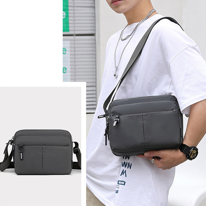 Unisex Leichte Casual Umhängetasche Mehrere Taschen Robuste Schulter Tasche Geldbörse
