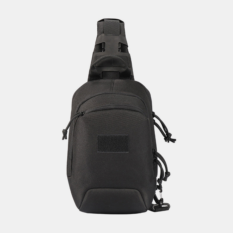 Taktische Sling-Brusttasche, kompakte Umhängetasche zum Wandern, Radfahren, Angeln, Tagesrucksack