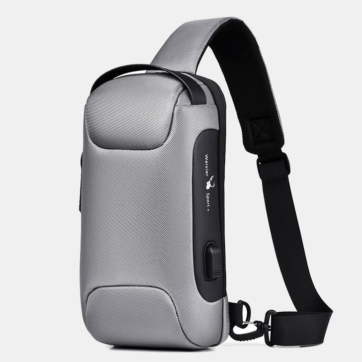 Wasserdichte, diebstahlsichere Schultertasche mit großem Fassungsvermögen und bequemem, handlichem