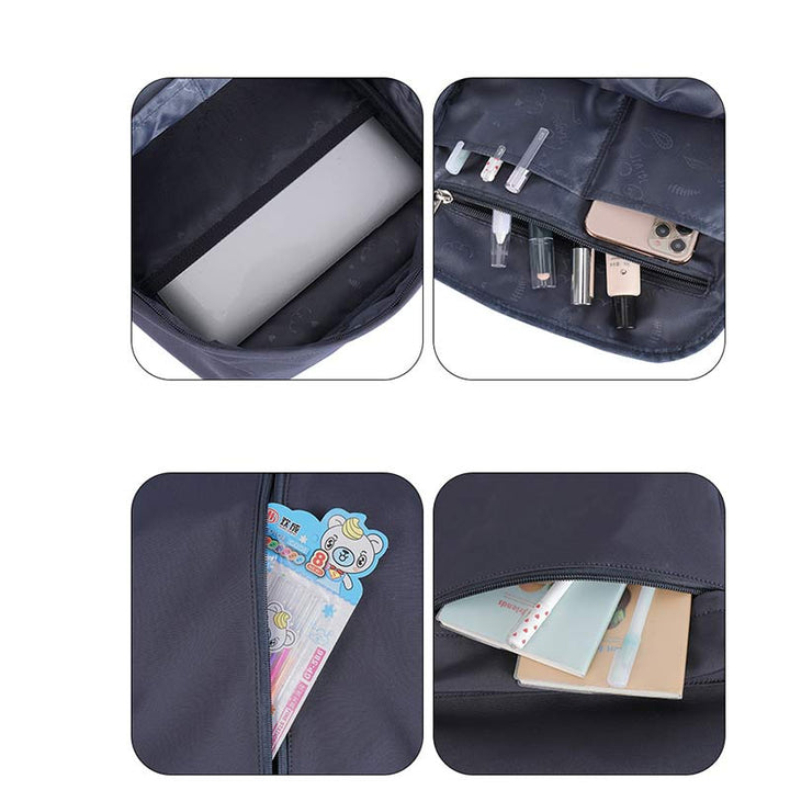 Rucksack für Frauen und Mädchen, wasserdicht, mehrere Taschen, 14-Zoll-Laptop-Rucksack, Büchertasche