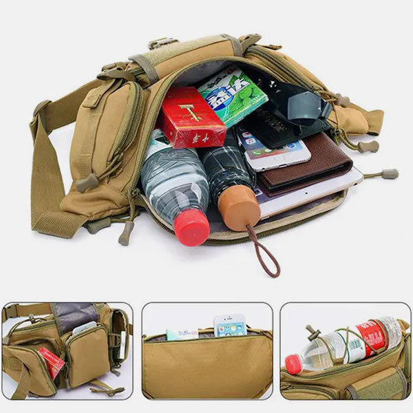 Taktische Gürteltasche mit großem Fassungsvermögen für Wandern und Sport