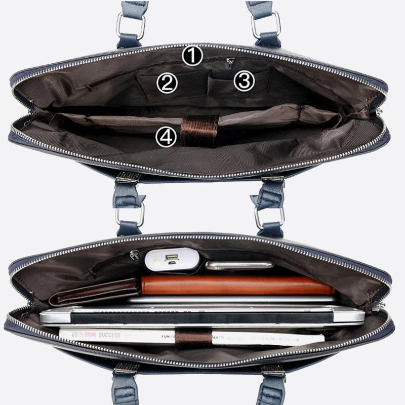 Aktentasche für Herren, Business, große Kapazität, Umhängetasche