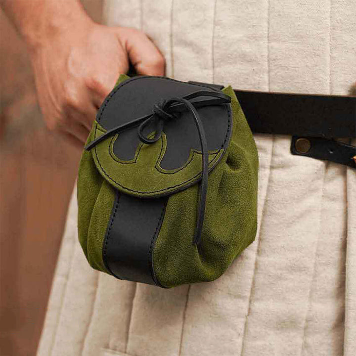 Gürteltasche für Damen, Vintage, weiche Wildleder-Gürteltasche