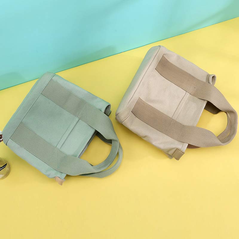 Handtasche mit mehreren Taschen für Damen, lässige Tragetasche aus Canvas, Geldbörse für den täglichen Gebrauch