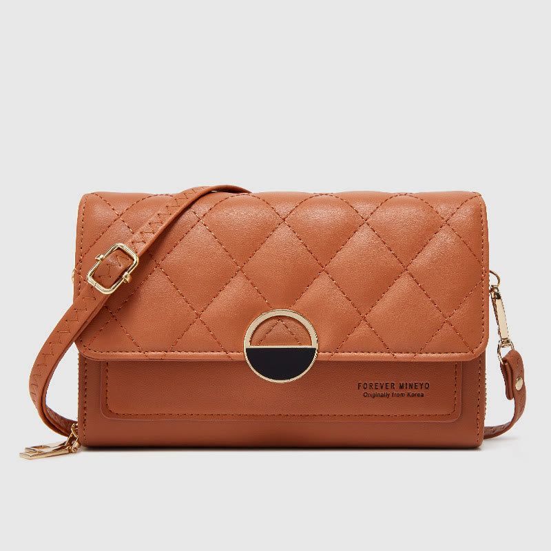 Handytasche für Damen, minimalistisch, horizontal, zum Einkaufen, Geldbörse