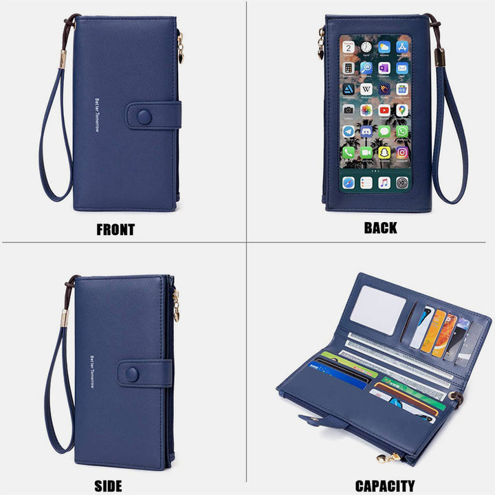 Touchscreen Große Kapazität Handy Tasche Geldbörse