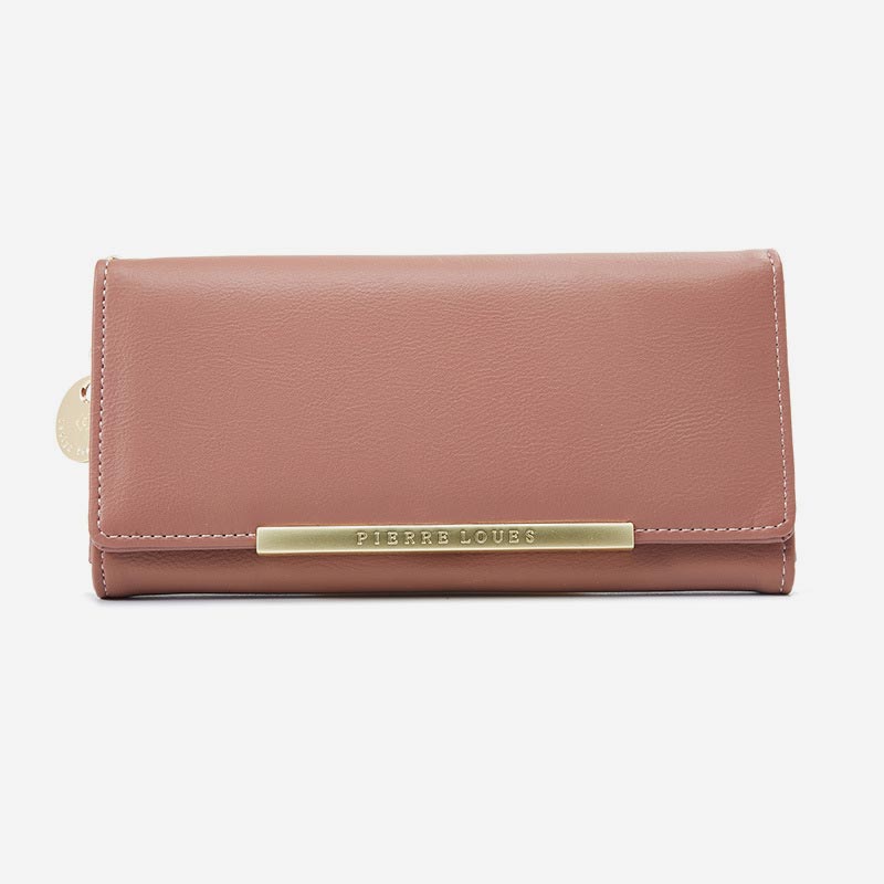Kreditkartenetui, zweifach faltbare Clutch, große Kapazität, lange Geldbörse für Damen