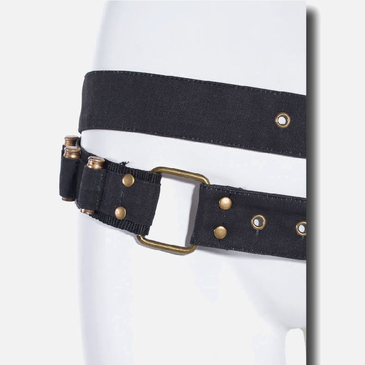 Hüfttasche für Damen, Canvas-Gürteltasche für Outdoor-Motorradfahren