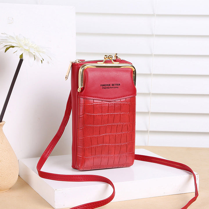 Kleine Crossbody-Handy-Geldbörse für Damen, Mini-Schultertasche, Geldbörse