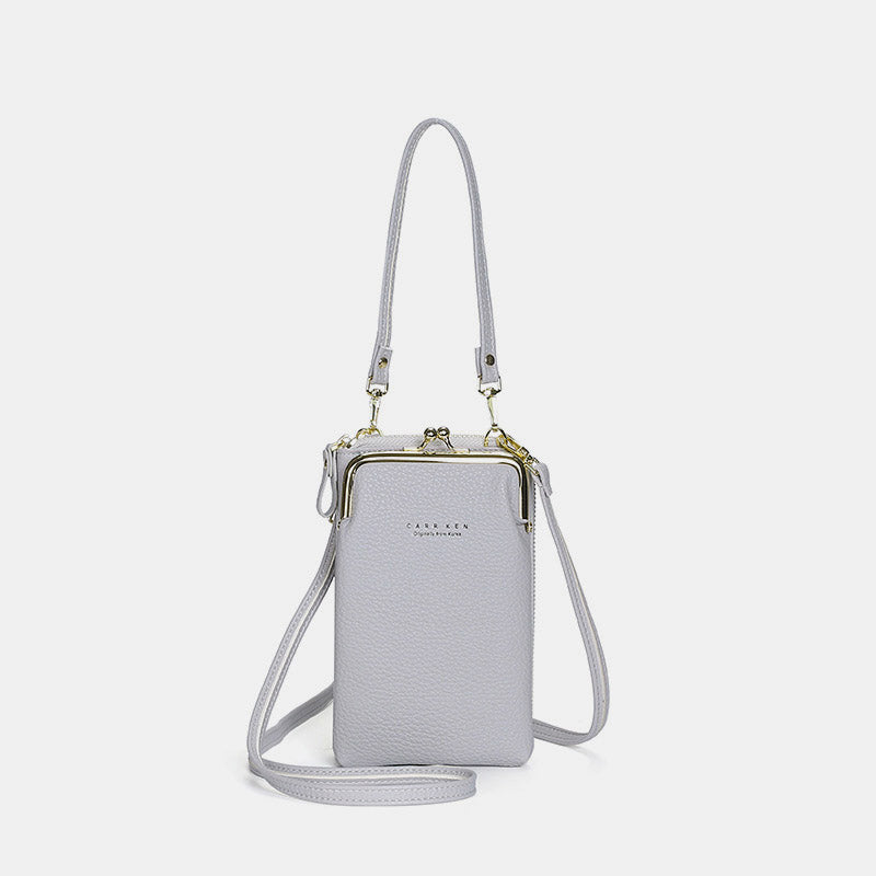 Multifunktionale Kiss-Lock Crossbody-Telefontasche