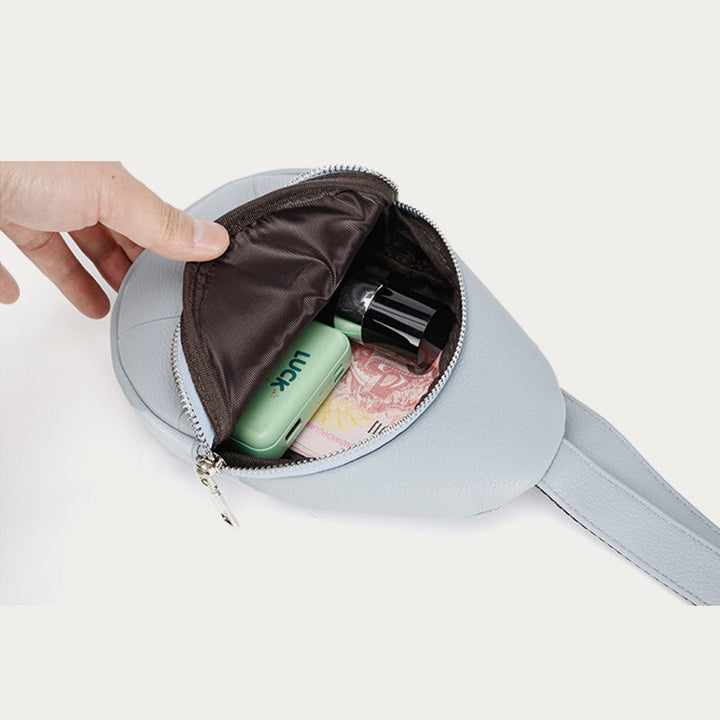 Schultertasche mit rundem Muster für Damen, einfache Umhängetasche
