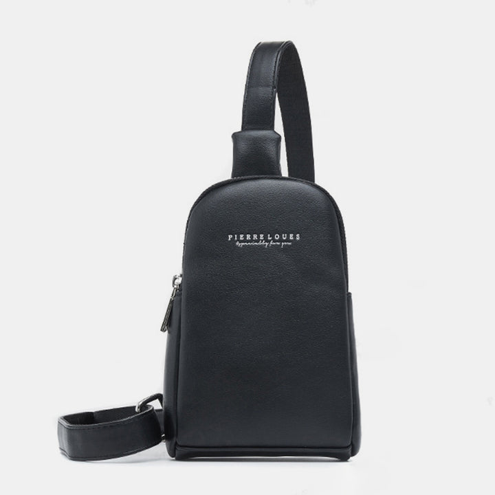 Leichte, lässige Schultertasche für Damen, kleiner Umhängerucksack aus PU-Leder