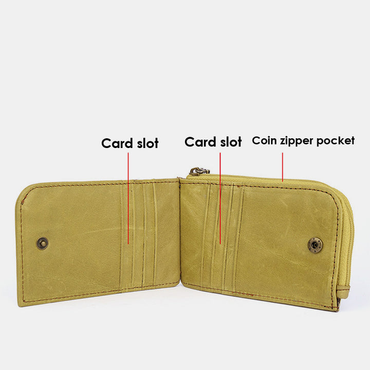RFID-Diebstahlschutz Vintage-Geldbörse Kartenhalter