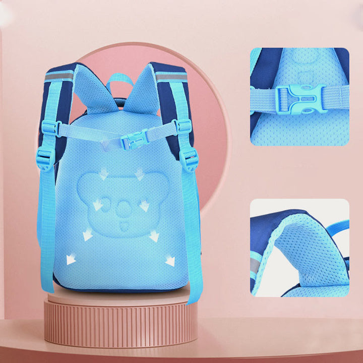 Rucksack für Kinder mit Cartoon-Charakter-Druck, leichter Oxford-Schulrucksack