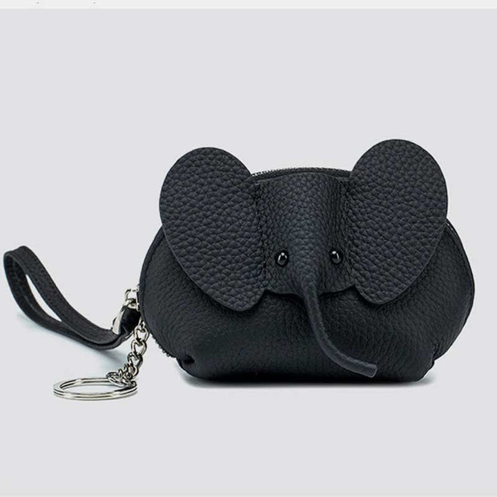 Damen Kleine Geldbörse Elefant Leder Geldbörse Wechselgeldbeutel Armband