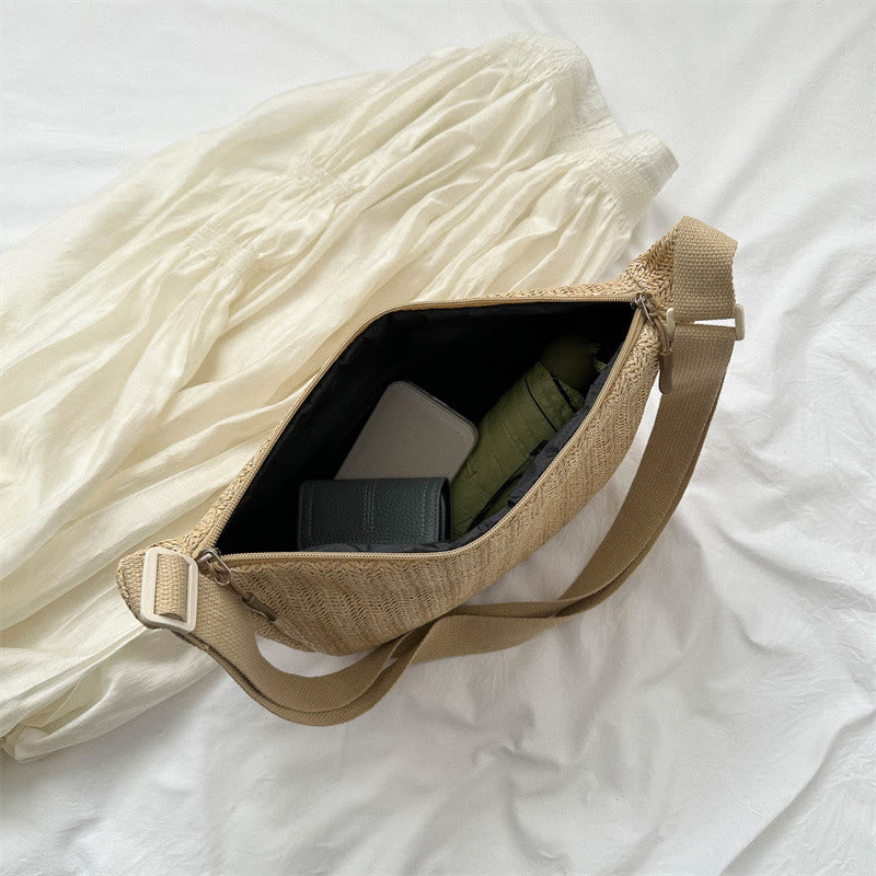 Umhängetasche für Damen zum Einkaufen, große Kapazität, minimalistische Tragetasche