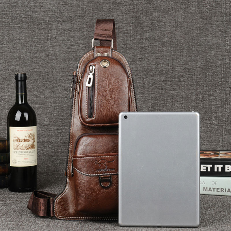 Schultertasche, Rucksack für Herren, Umhängetasche, Brusttasche, Tagesrucksack, Outdoor-Reisen - image 17
