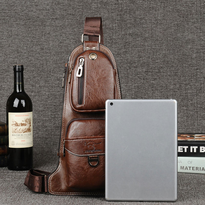 Schultertasche, Rucksack für Herren, Umhängetasche, Brusttasche, Tagesrucksack, Outdoor-Reisen - image 17
