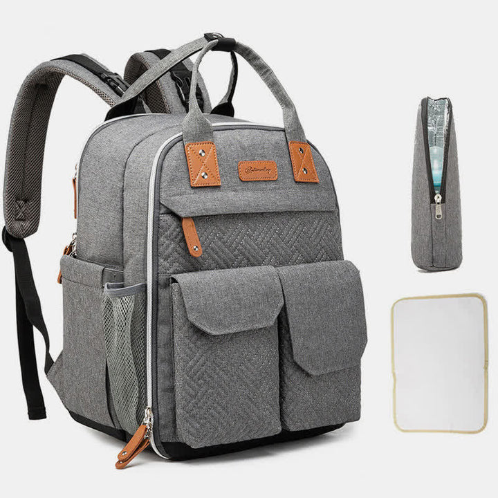 Wickeltasche, Rucksack, multifunktional, wasserdicht, Mamatasche, Wickelunterlage
