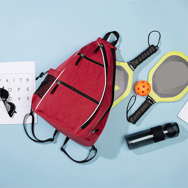 Tragbare Pickleball-Schlägertasche, leichter Sport-Sling-Rucksack