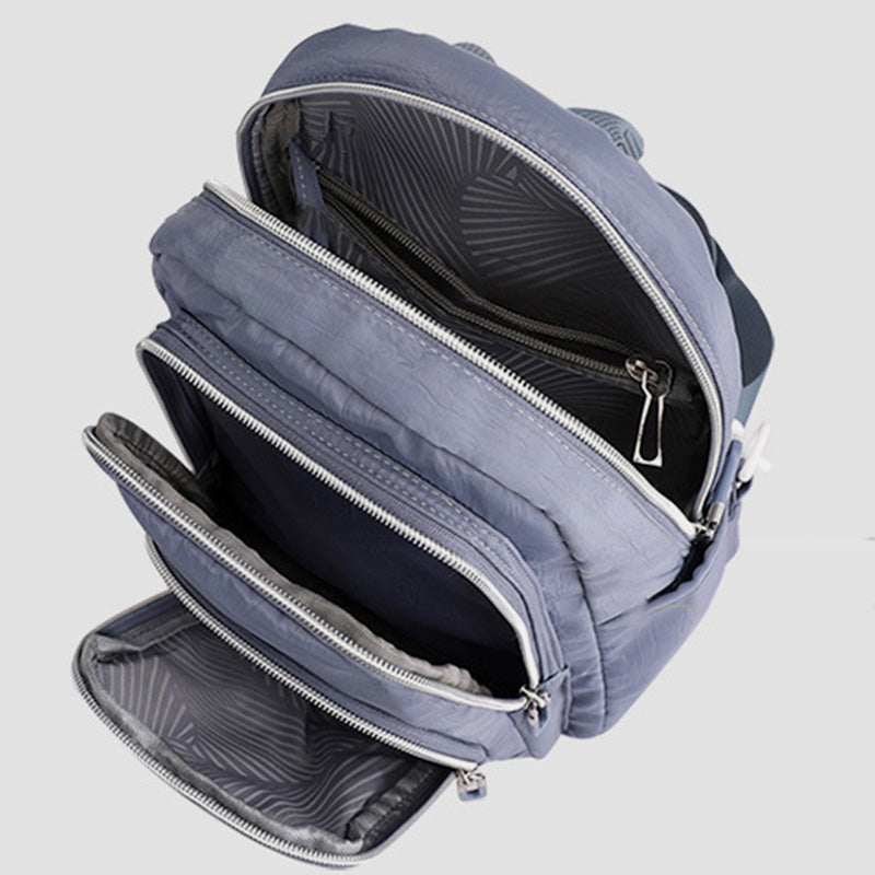 3-Wege-Verwendung Funktioneller Sling Bag-Rucksack für Frauen Leichter wasserdichter