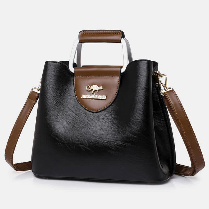 Damen Leder Designer Handtasche Top Griff Satchel Damen Umhängetasche