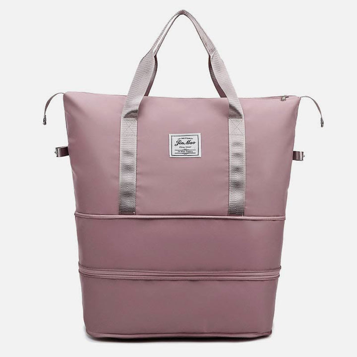 Reisetasche mit doppelter Erweiterung für Damen, groß, leicht, Oxford-Reisetasche