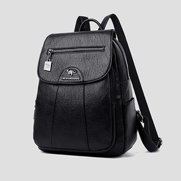 Kleiner Rucksack für Damen, weiches PU-Leder, lässiger Tagesrucksack
