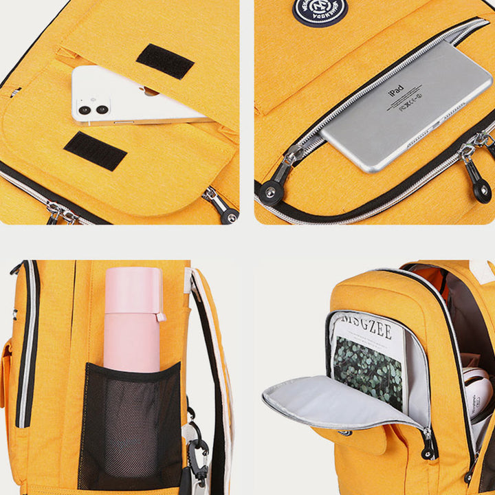 Dual-Use-Rucksack für Reisen Pull Rod Rolling Tote