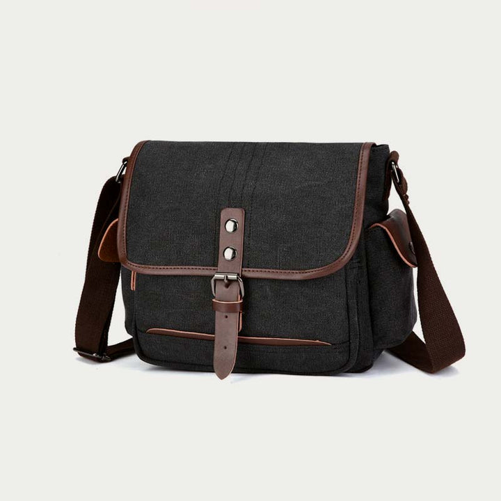 Unisex Retro Canvas Tasche Große funktionelle Umhängetasche Messenger Bag