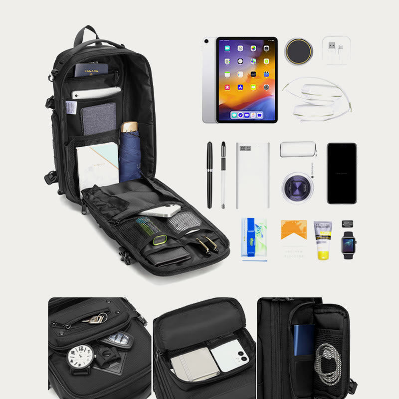 Schultertasche für Herren, Outdoor-Sport, Crossbody, taktische Brusttasche